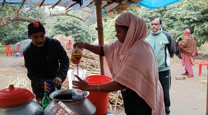 এবার বিজয়নগরে ২ কোটি টাকার আখের রসের ‘লালি’ বিক্রির সম্ভাবনা 